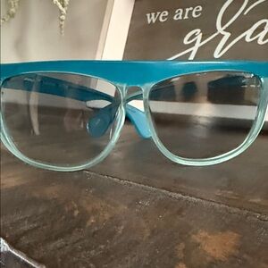 Serengeti Turquoise Blue Gradient Sunglasses